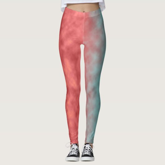 Purpurrote Fata Morgana Leggings (Vorderseite)