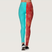 Purpurrote Fata Morgana Leggings (Rückseite)