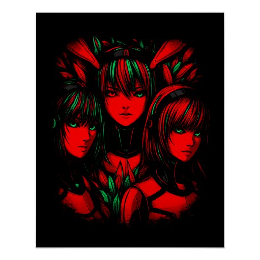 Purpurrote Trinität Poster (Vorderseite)