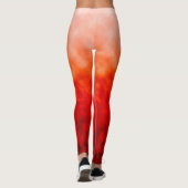 Purpurroter Hattenfall Leggings (Rückseite)