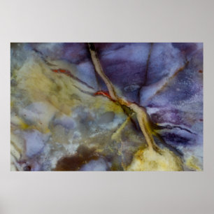 Purpurroter Jaspis Poster