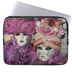 Purpurroter Karnevalskostüm, Venedig Laptopschutzhülle