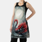 Purpurroter Kathedralschwan. Schürze (InSitu)