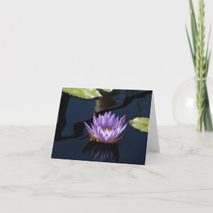 Purpurwasserlilie Karte