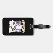 Purr-anormale Katzenbildung - Halloween-Katzen-Des Gepäckanhänger (Rückseite horizontal)