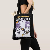 Purr-anormale Katzenbildung - Halloween-Katzen-Des Tasche (Von Nahem)
