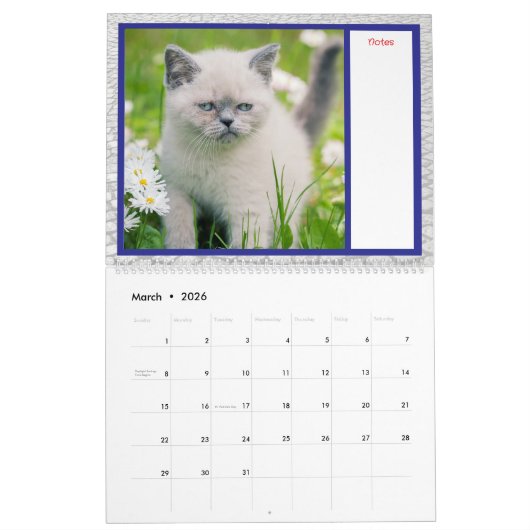 'Purr & Bark-ingham Tails' Pet Custom Kalender (Mär 2026)