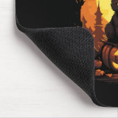 Purr-böse Spuk Katze Halloween Mousepad (Ecke)