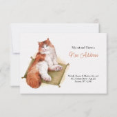 Purr Cat Moving Ankündigung (Vorderseite)