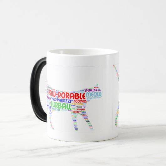 Purr-Dorable Cat Verwandlungstasse (Vorderseite Links)