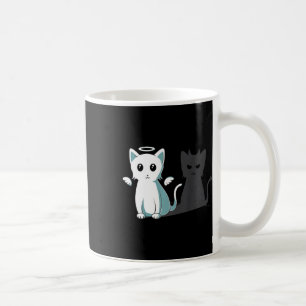 Purr Evil Devil Cat Happy Halloween Cat Angel Devi Kaffeetasse
