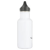 Purr - Extravaganter Text. Edelstahlflasche (Links)