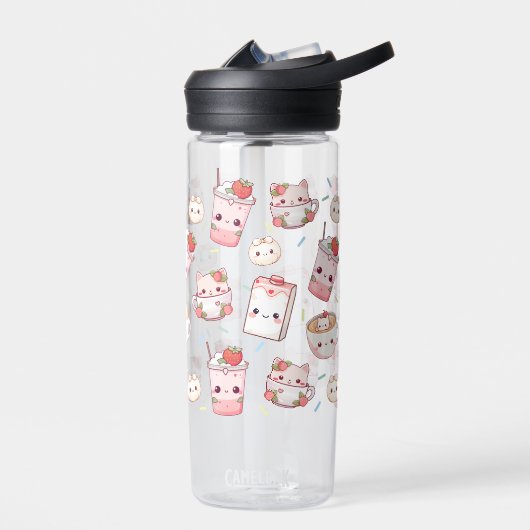 Purr-fädig Kawaii Katze Camelbak Wasserflasche Trinkflasche (Links)