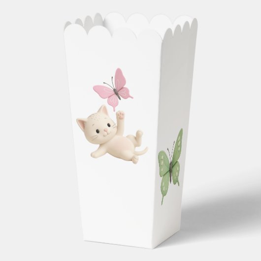 Purr-fect Baby Girl Kitten Babydusche Geschenkschachtel (Rückseite)