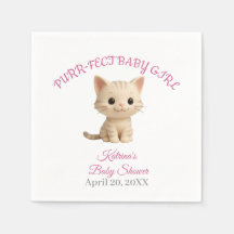 Purr-fect Baby Girl Kitten Babydusche