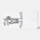 Purr-fect Cat Mama Ästhetische Telefonzelle iPhone Hülle (Rückseite (Horizontal))