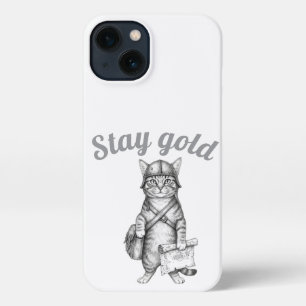 Purr-fect Cat Mama Ästhetische Telefonzelle iPhone 13 Hülle