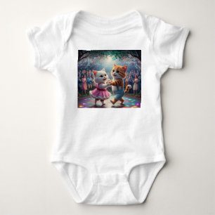 Purr-fect Dance Duo Babytuch Baby Strampler