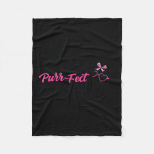 Purr-fect Days Niedlich Cat Student Schulspass Kit Fleecedecke