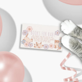 Purr-fect Duschkatzen Blumenmädchenbücher für Baby Begleitkarte