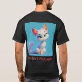 Purr-fect-Elegance T-Shirt (Rückseite)