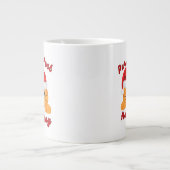 Purr‑fect Holiday Christmas Cat Lover Mug Jumbo-Tasse (Vorderseite)