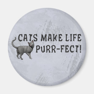 Purr-fect-Leben Magnet