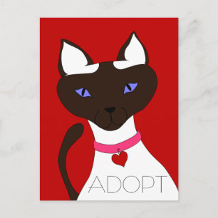 Purr-fect Moira ADOPTIER Postcard Postkarte