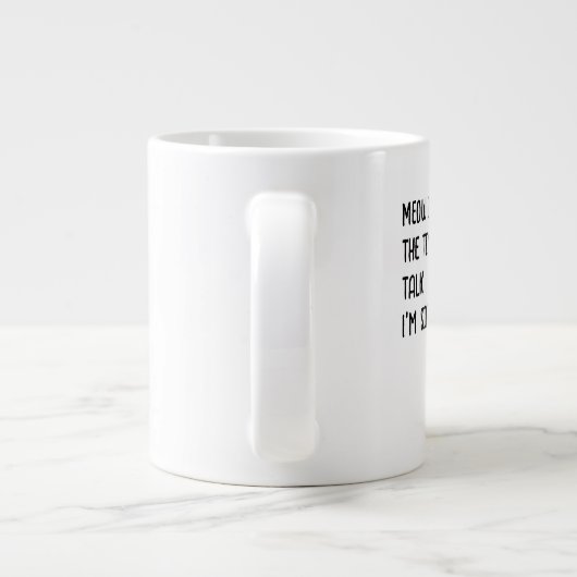 Purr-fect Mornings-Tasse Jumbo-Tasse (Rückseite)