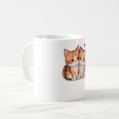 “Purr-fect Pair” “Double the Whiskers, Double the Kaffeetasse (Vorderseite Links)