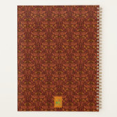 Purr-fect plans Maine Coon yellowish brown Planer (Rückseite)