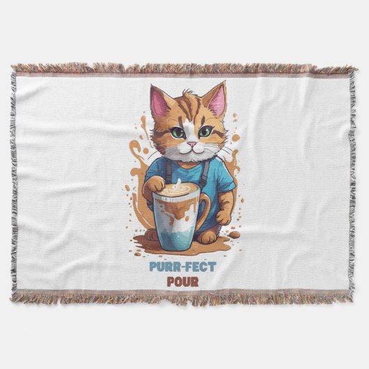 Purr-fect Pour Decke (Vorderseite)