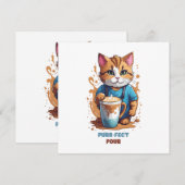 Purr-fect Pour Einladung (Vorne/Hinten)