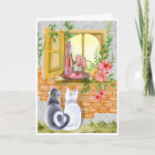 Purr-fect Relationship Wedding Anniversary Card Karte (Vorderseite)