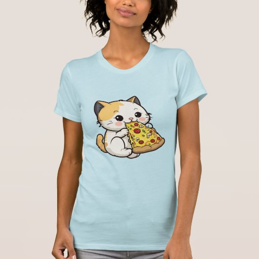 "Purr-fect-Slice" T-Shirt (Vorderseite)