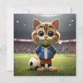 "Purr-fect-Striker: Die 3D-Fußball-Katze" Save The Date (Rückseite)