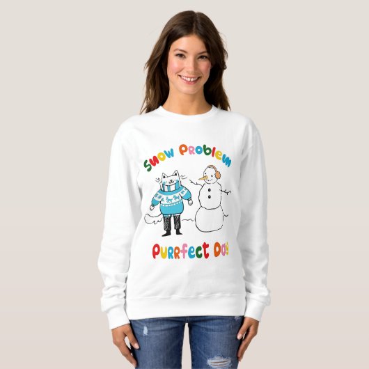 Purr-fect-Tag Sweatshirt (Vorne ganz)