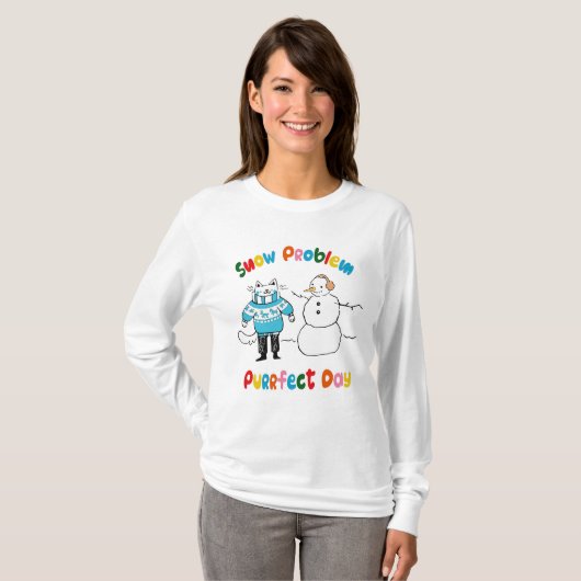 Purr-fect-Tag T-Shirt (Vorne ganz)