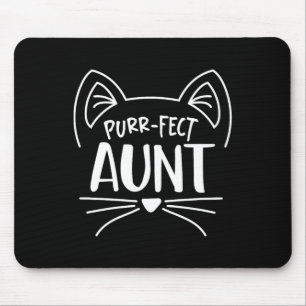 Purr-fect Tante Gift Tanten Cat Lovers Mousepad