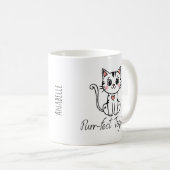Purr fect Together Valentine's Day Tasse (VorderseiteRechts)