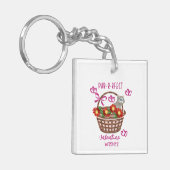 Purr-fect valentine wishes schlüsselanhänger (Vorderseite links)