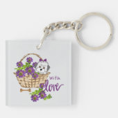 Purr-fect valentine wishes schlüsselanhänger (Rückseite)