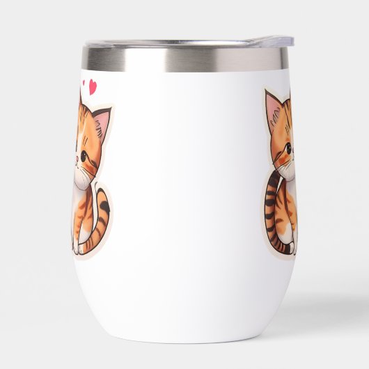 „Purr-fectes Paar“ „Doppelte Wimpern, doppelte“ (Links)