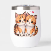 „Purr-fectes Paar“ „Doppelte Wimpern, doppelte“ (Vorderseite)
