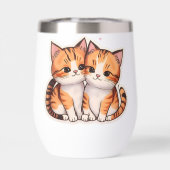 „Purr-fectes Paar“ „Doppelte Wimpern, doppelte“ (Rückseite)