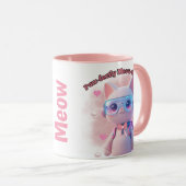 Purr-fectly Meow-nificient Cat Mug Tasse (VorderseiteRechts)