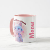 Purr-fectly Meow-nificient Cat Mug Tasse (Vorderseite Links)