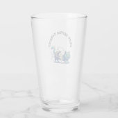 Purr-fectly Tangled" T-Shirt - Whimsical Cat Glas (Rückseite)