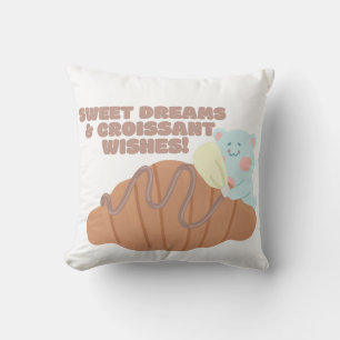 Purr-fein Personalisiertes Croissant-Kissen Kissen