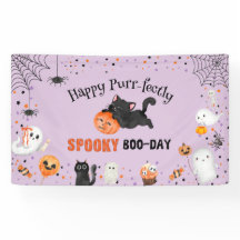 Purr-fekt Gruselig Boo-Tag Katze Halloween Geburts